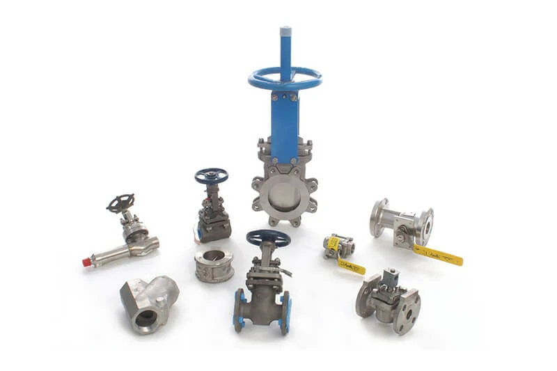Different types of valves